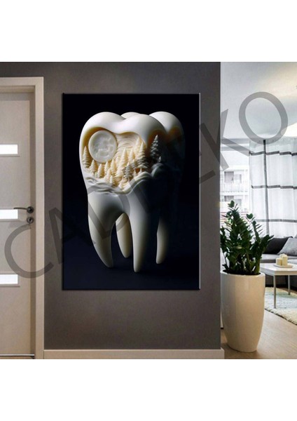 Ağız ve Diş Polikliniği, Dişçi Tabloları Dekoratif Diş, Dekoratif Dişçi, Dişçi Dekorasyonu DSC268