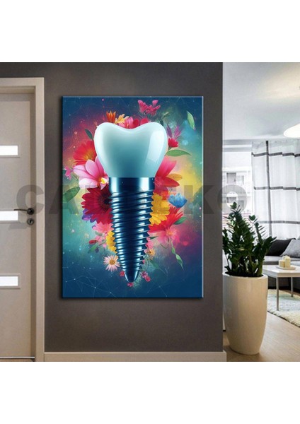Ağız ve Diş Polikliniği, Dişçi Tabloları Dekoratif Diş, Dekoratif Dişçi, Dişçi Dekorasyonu DSC234