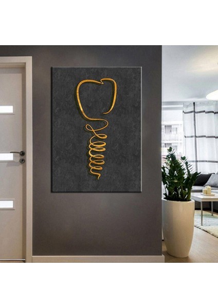 Ağız ve Diş Sağlığı Polikliniği Tabloları Dekoratif Diş, Dekoratif Dişçi, Dişçi Dekorasyonu DSC-171A