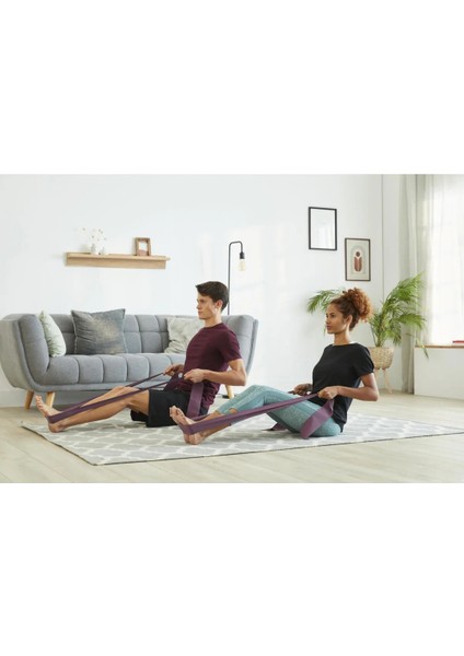 Domyos Pilates Bandı - 3 kg - Orta Seviye - Kauçuk - Bordo