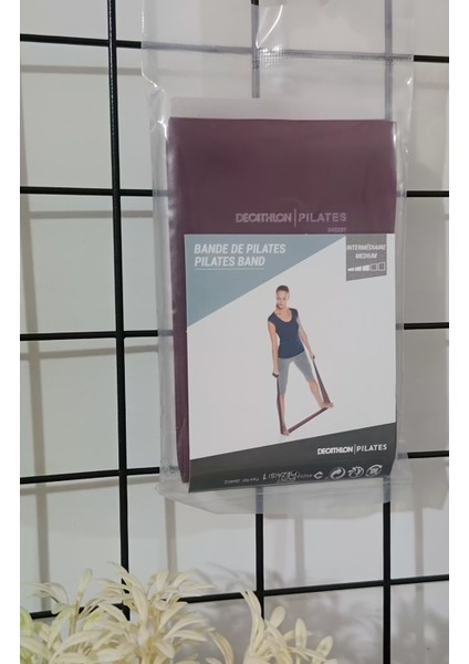 Domyos Pilates Bandı - 3 kg - Orta Seviye - Kauçuk - Bordo