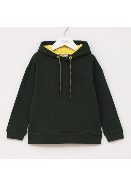 Erkek Çocuk Uzun Kol Sweatshirt - 16602 - Kırmızı