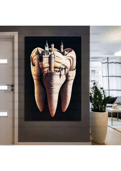 Ağız ve Diş Polikliniği, Dişçi Tabloları Dekoratif Diş, Dekoratif Dişçi, Dişçi Dekorasyonu DSC302