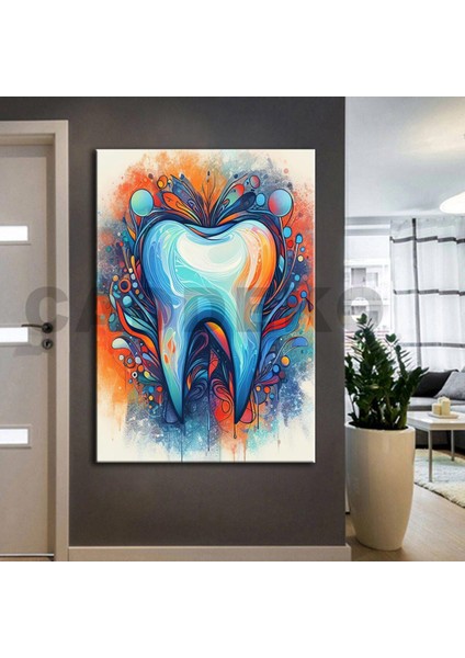 Ağız ve Diş Polikliniği, Dişçi Tabloları Dekoratif Diş, Dekoratif Dişçi, Dişçi Dekorasyonu DSC245