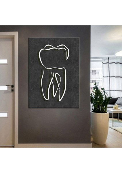 Ağız ve Diş Sağlığı Polikliniği Tabloları Dekoratif Diş, Dekoratif Dişçi, Dişçi Dekorasyonu DSC-170C