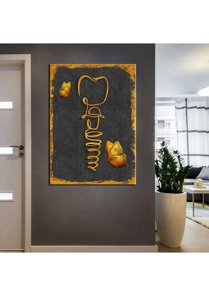 Ağız ve Diş Sağlığı Polikliniği Tabloları Dekoratif Diş, Dekoratif Dişçi, Dişçi Dekorasyonu DSC-174D