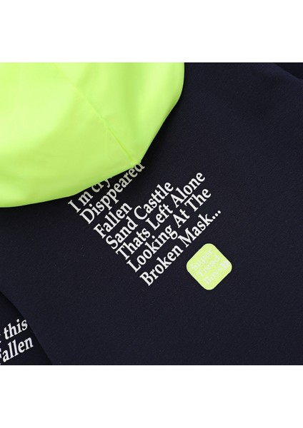 Erkek Çocuk Kapüşonlu Mevsimlik Sweatshirt - 15767 - Siyah