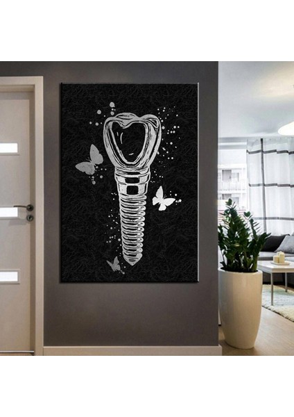 Ağız ve Diş Sağlığı Polikliniği Tabloları Dekoratif Diş, Dekoratif Dişçi, Dişçi Dekorasyonu DSC-126