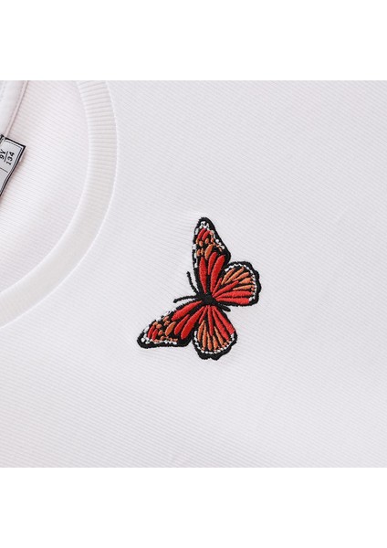 Kız Çocuk Tişört - 32409 - Beyaz fiyatları