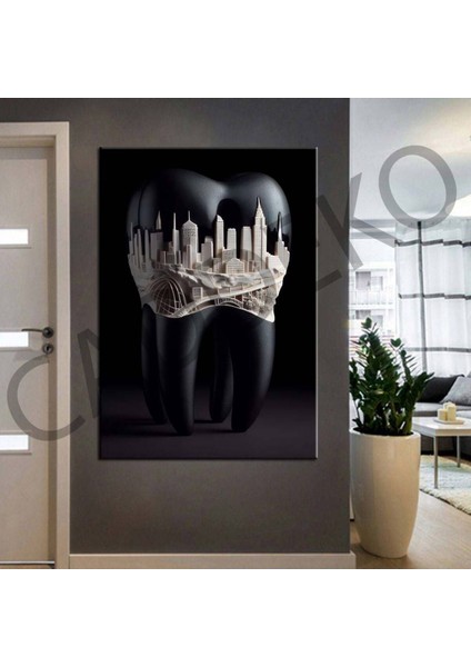 Ağız ve Diş Polikliniği, Dişçi Tabloları Dekoratif Diş, Dekoratif Dişçi, Dişçi Dekorasyonu DSC276
