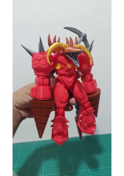 Skibidi Toilet Mega Titan Red Multiverse 17CM