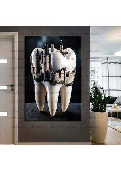 Ağız ve Diş Polikliniği, Dişçi Tabloları Dekoratif Diş, Dekoratif Dişçi, Dişçi Dekorasyonu DSC303