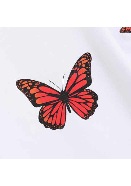 Kız Çocuk Kısa Kol Tişört - 32412 - Beyaz fiyatları