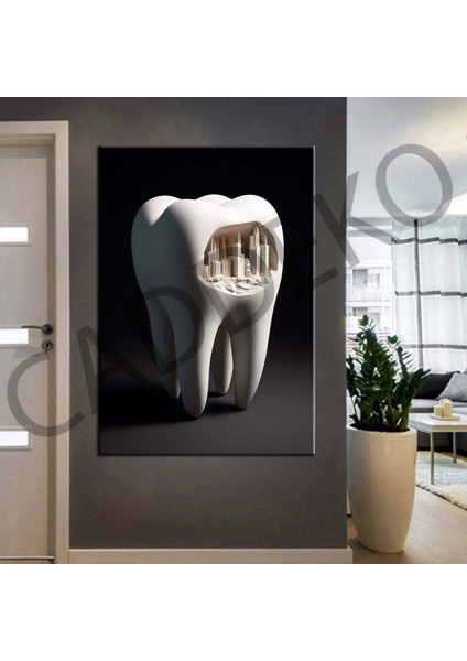 Ağız ve Diş Polikliniği, Dişçi Tabloları Dekoratif Diş, Dekoratif Dişçi, Dişçi Dekorasyonu DSC266