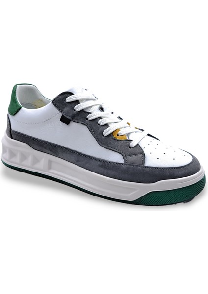 M1456 Deri Erkek Beyaz Sneaker Ayakkabı