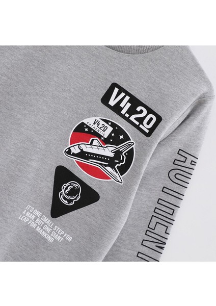 Erkek Çocuk Uzun Kol Sweat - 15477 - Melanj fiyatları