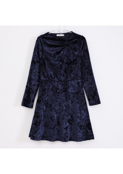 Uzun Kol Premium Çocuk Elbise - 42349 - Kahverengi fiyatları