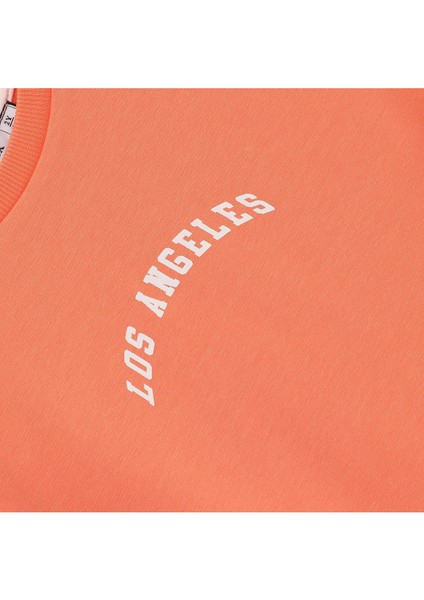Kız Çocuk Uzun Kol Şardonlu Sweashirt - 42455 - Vanilya
