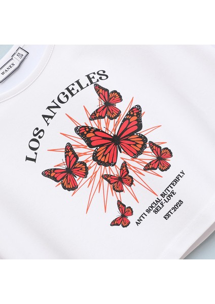 Kız Çocuk Tişört - 32411 - Beyaz fiyatları