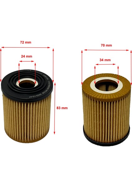 Fiat Egea, 500X 1.6, 81 Kw 2014-2020 Yağ Filtresi fiyatları