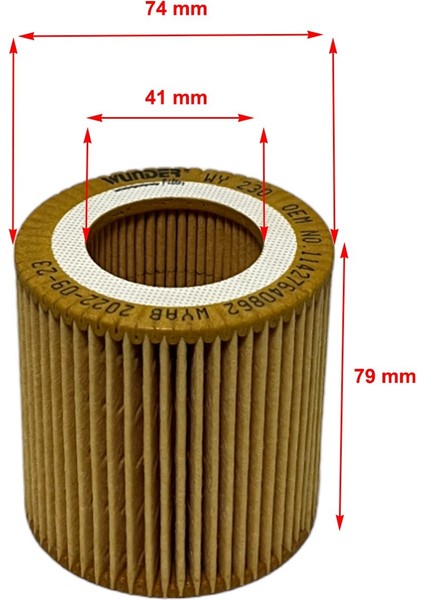 Bmw 3 Serisi F30, F31, F34 (320 I, 328 I) 2011-2019 Yağ Filtresi fiyatları