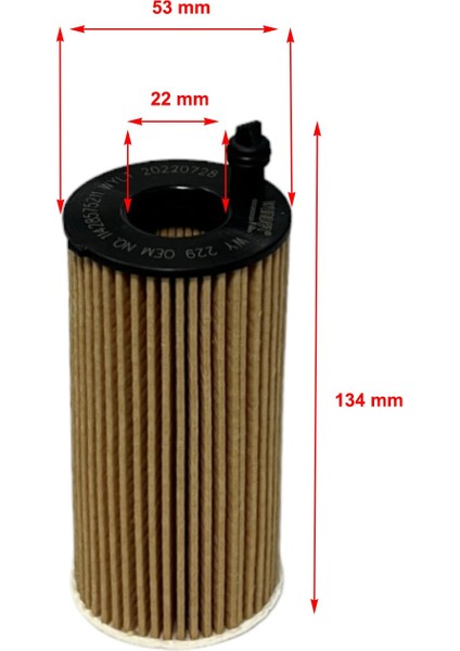 Bmw 3 F30, F31 (316D, 318D, 318İ, 320D, 320İ, 325D, 330E, 330İ),(X-DRIVE) 2011-2019 Yağ Filtresi fiyatları