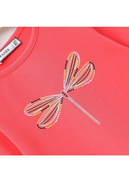 Kız Çocuk Uzun Kol Sweat - 32394 - Pembe