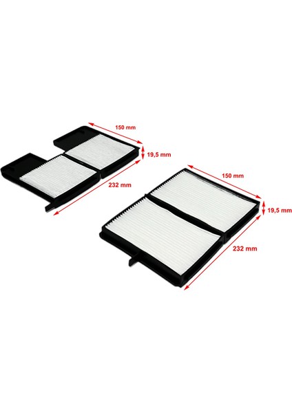 Toyota Picnic 1996-2001 Polen Filtresi fiyatları