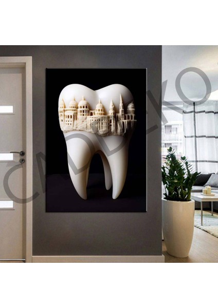 Ağız ve Diş Polikliniği, Dişçi Tabloları Dekoratif Diş, Dekoratif Dişçi, Dişçi Dekorasyonu DSC274