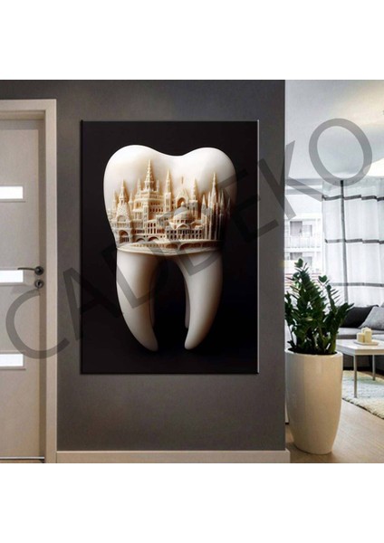 Ağız ve Diş Polikliniği, Dişçi Tabloları Dekoratif Diş, Dekoratif Dişçi, Dişçi Dekorasyonu DSC258