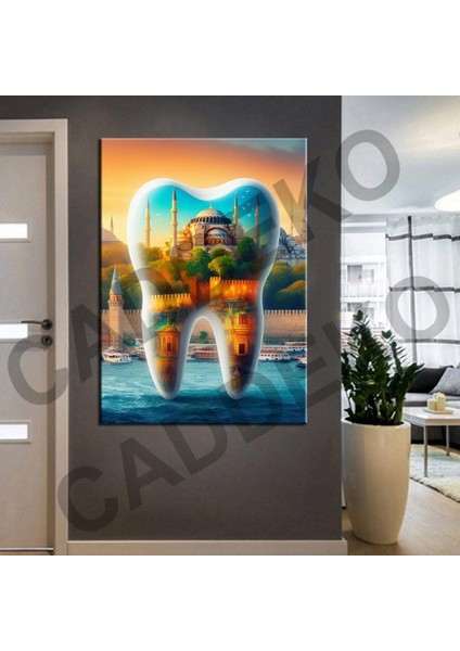 Ağız ve Diş Polikliniği, Dişçi Tabloları Dekoratif Diş, Dekoratif Dişçi, Dişçi Dekorasyonu DSC287