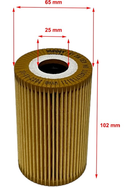 Bmw 3 Serisi E36 (316 I, 318 I, 318 Is, 316 G) 1990-2000 Yağ Filtresi