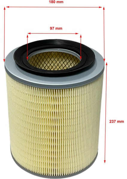 Mitsubishi Canter Turbosuz (FE515,FE519,FE635,FE639,FE659,FE839,4D32,4D34) 1996-2005 Hava Filtresi