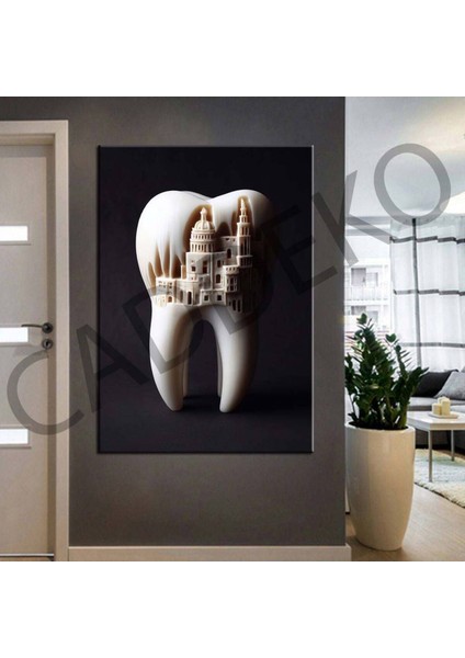 Ağız ve Diş Polikliniği, Dişçi Tabloları Dekoratif Diş, Dekoratif Dişçi, Dişçi Dekorasyonu DSC280