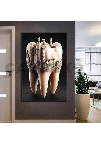 Ağız ve Diş Polikliniği, Dişçi Tabloları Dekoratif Diş, Dekoratif Dişçi, Dişçi Dekorasyonu DSC244