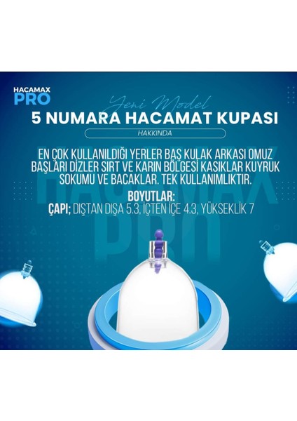 5 cm 50 Adet Kupa + Pompa