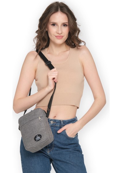 Geniş Ön Cepli Unisex Free Bag Omuz Askılı Çanta Çapraz Askılı Çanta