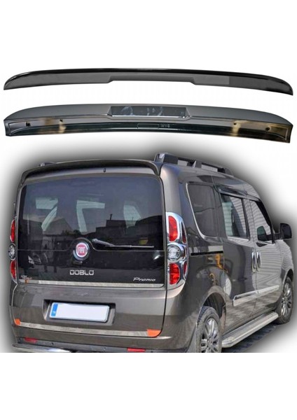 Wy-9 Fiat Doblo 2 2010-2022 /combo 10-18 Spoiler Abs Piano Black