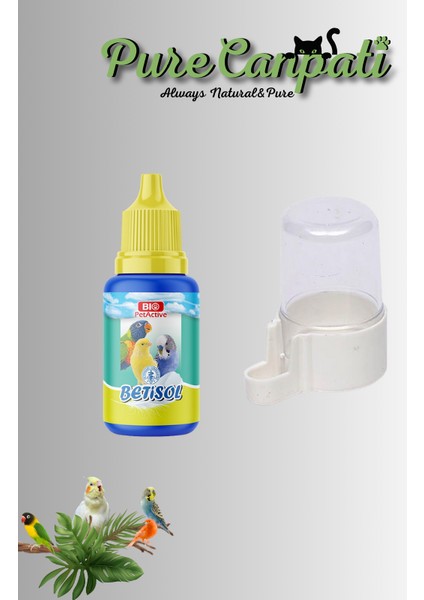 Kuş Tüy Dökümü Vitamini + Ilaç Suluğu