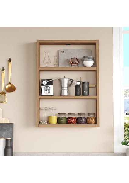 Pera 3'lü Duvar Rafı Mutfak Banyo Rafı Sepet Pr1-S fiyatları