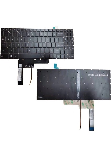 Msı Katana GF66 11UE-813XTR Msi Notebook Klavyesi Siyah Tr, Ver.2 - Single-Zone Rgb