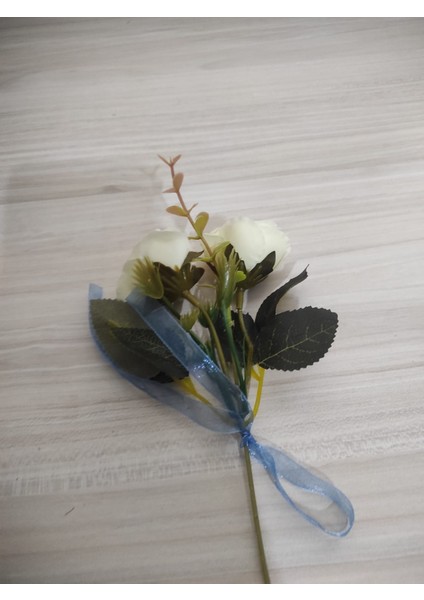 Buket Demet Gül 20 Kafa Çiçek Gelin Sevgili Krem Pembe 3 fiyatları