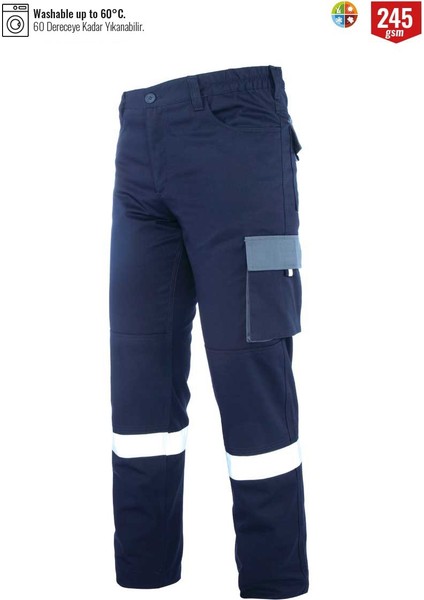 Pantolon Palmira Plus Lacivert/gri 02141 Lacivert/gri L