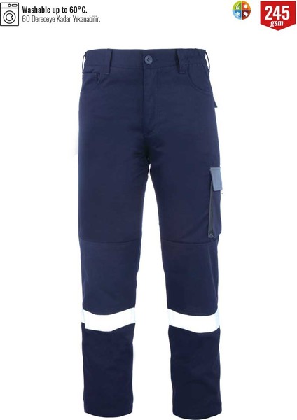 Pantolon Palmira Plus Lacivert/gri 02141 Lacivert/gri L