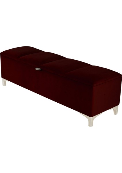 Vetra V2 Sandıklı Puf Bordo Dilimli Model Sandıklı Bench Sandıklı Yatak Ucu Bankı modelleri