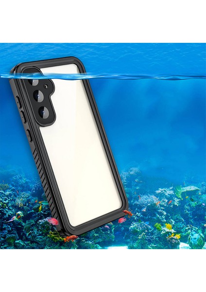 Samsung Galaxy S23 Fe Kılıf Su ve Toz Geçirmez 360° Tam Koruma Shockproof Kapak