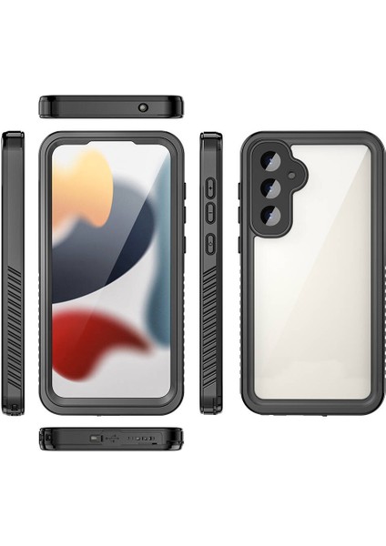 Samsung Galaxy S23 Fe Kılıf Su ve Toz Geçirmez 360° Tam Koruma Shockproof Kapak