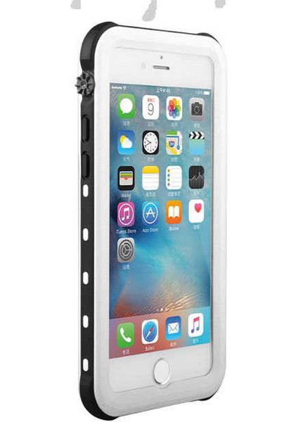 iPhone 6/6s Kılıf Su ve Toz Geçirmez 360° Tam Koruma Shockproof Kapak