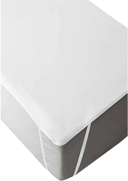 Sıvı Geçirmez Alez 200X220 cm Çift Kişilik Yatak Koruyucu Pamuklu Köşe Lastikli