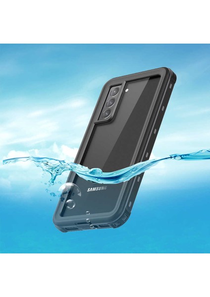 Samsung Galaxy S21 Plus Kılıf Su ve Toz Geçirmez 360° Tam Koruma Shockproof Kapak
